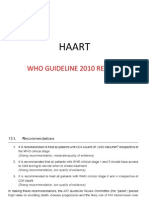 Haart: Who Guideline 2010 Revised