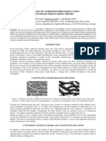 Modelling of Composites Processing Using A Two-Phase Porous Media Theory
