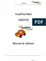 AudaPad-OnePad Manual de Utilizare