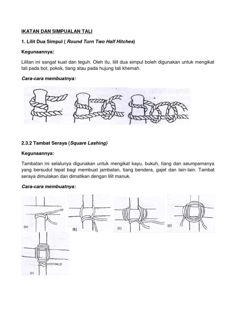 Ikatan Dan Simpualan Tali Pdf