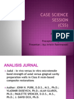 Case Science Session
