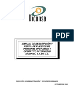 Manual de Descripción y Perfil de Puestos de Personal Operativo y Operativo Intermedio