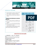 Geometria Molecular e Polaridade - Exercicios