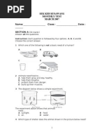 Monthly Test March SC y 4