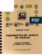 Fundamento Del Manejo de Cuencas PDF