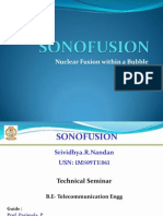 Sonofusion
