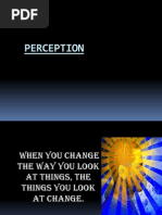 Perception