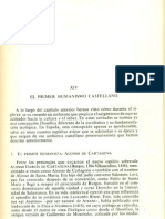 ABELLÁN El Primer Humanismo Castellano (1)