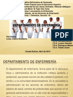 Departamento de Enfermería