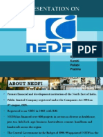 Presentation On Activites of NEDFI