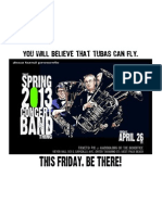 That Spring 2013 Concert Band Thing (B Flyer)