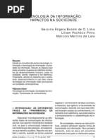 tecnologias da informação impactos na sociedade Lima e Marconi