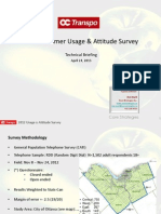 PowerPoint on OC Transpo satisfaction, fall 2012