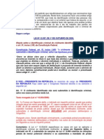 Análise da Lei 12.037/09 sobre identificação criminal