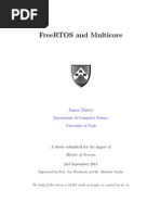Thesis on the Development of a Multicore Version of FreeRTOS