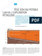 Gaspé protège son eau potable contre l'exploration pétrolière