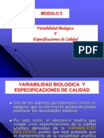 Calidad analítica y variabilidad biológica