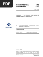 NTC 5525 - Propiedades Físico-Mecánicas Bambú | PDF | Masa | Densidad