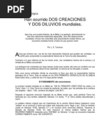 Dos Creaciones Dos Diluvios