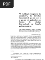 donarte nunes santos júnior__a instituição imaginária da sociedade, de cornélius castoriadis