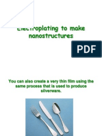 Electroplating To Make Nanostructures