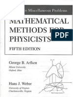 Mathematical Methods For Physicists Arfken 5e Solutions