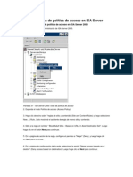 Creando reglas de política de acceso en ISA Server