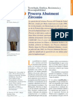 2004 Procera Abutment Zirconio