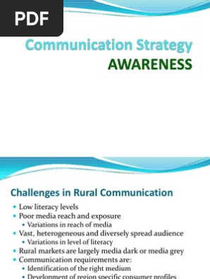 Communication Strategy