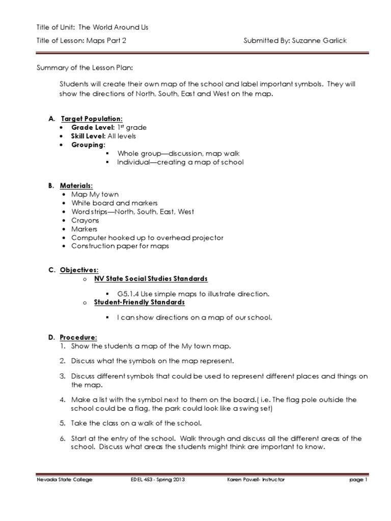 EDEL453 Spring2013 SuzanneGARLICK Unit 3 Geography DAY 3 PDF Lesson