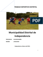 PLAN DE TRABAJO DEPORTIVO Ultima