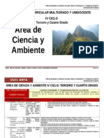 IV Ciclo Ciencia y Ambiente-Agp-ugel Anta