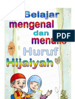 Belajar Mengenal Dan Menulis Huruf Hijaiyah