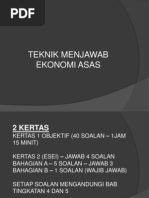 Teknik Menjawab Soalan EA