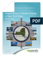 Responding To Climate Change in New York State, Technical Report Published by The New York State Energy Research and Development Authority