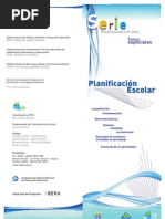 PLANIFICACION ESCOLAR