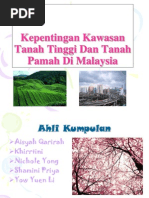 Kepentingan Kawasan Tanah Tinggi Dan Tanah Pamah Di Pdf