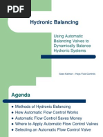 Hydronic Balancing