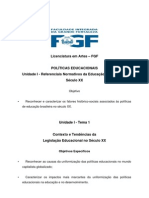 Políticas Educacionais - Apostila FGF