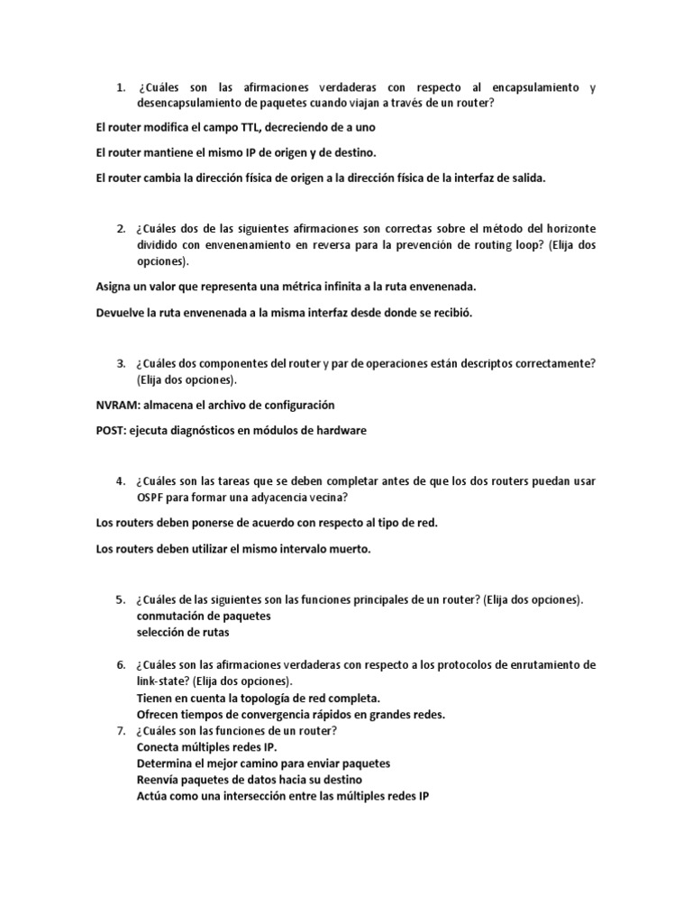 Ccna2 Teoria PDF | PDF | Enrutador (Computación) | Protocolos de internet