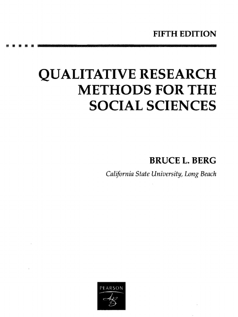 qualitative research in the social sciences