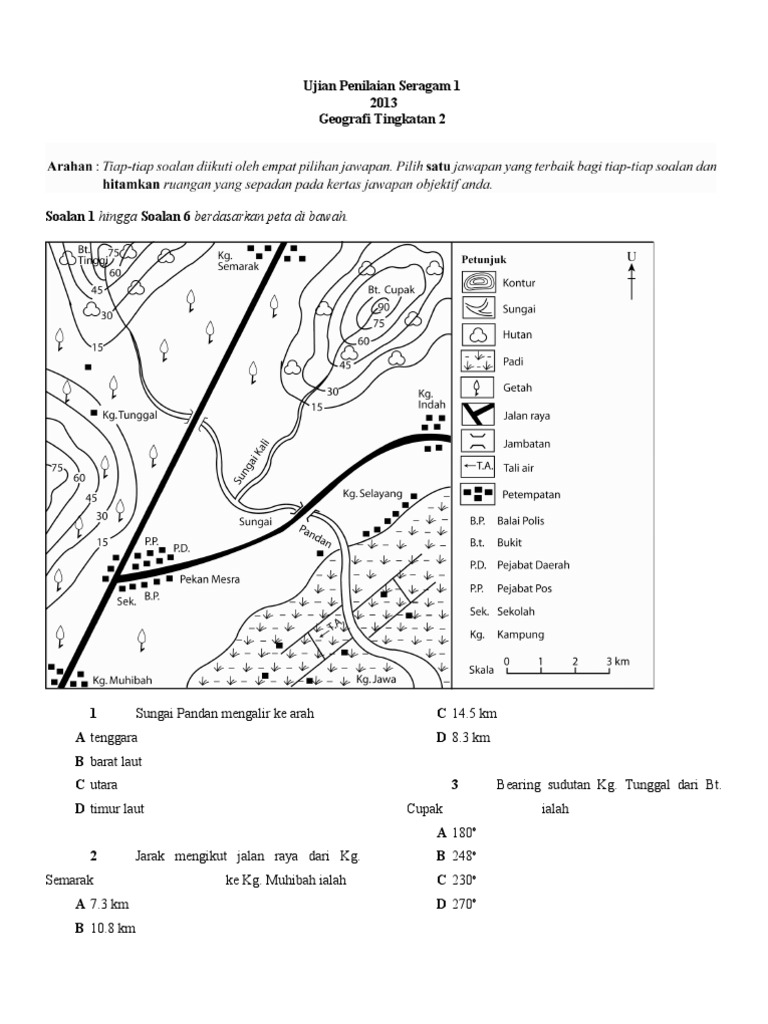Bank Soalan Geografi Tingkatan 2 Pdf