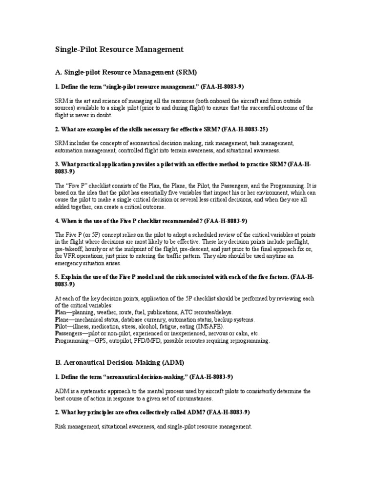 Aeronautical Decision-Making Essentials | PDF | Situation Awareness | Risk
