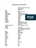 Vocabulário usual Angola-Kongo