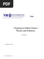 Cheating in Online Games PDF