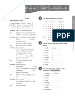 Level: Unit 7 Vocabulary Practice