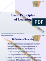 Chapter 6 - Basic Principles of Learning