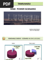 Presentation On Wind Power Scenario in Tamil Nadu by Shri Rajeev Ranjan, Chairman, TNEB