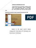 Belajar Macromedia Dremweaver MX