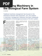 Machinery and The Biological Farm System